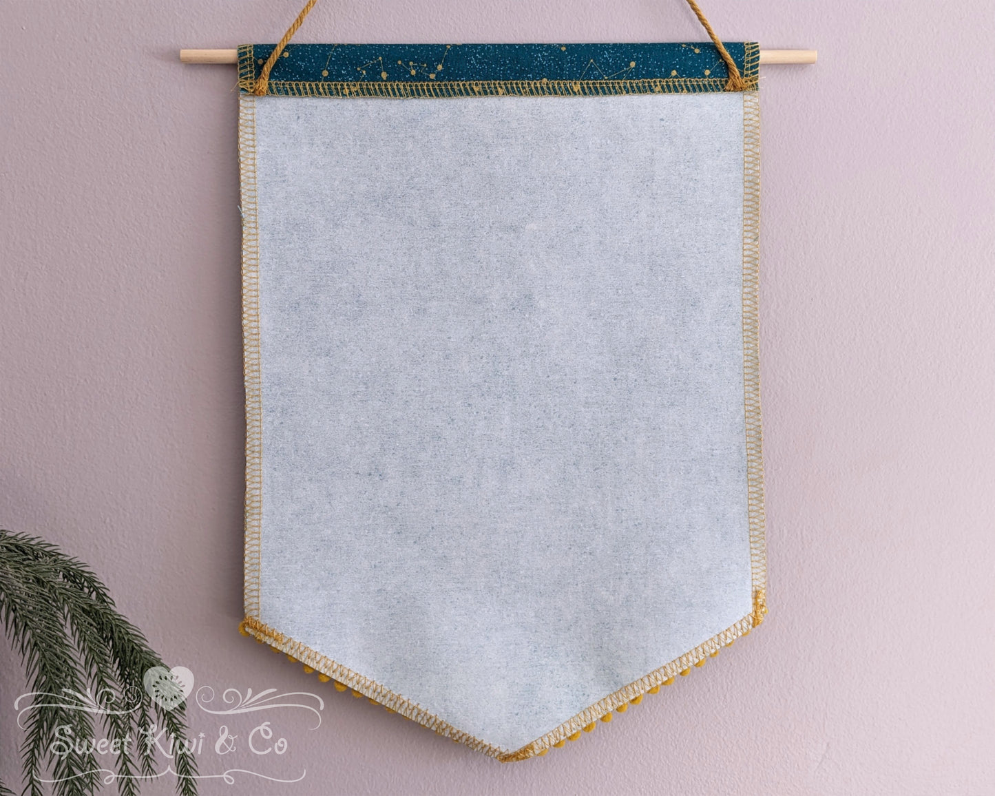 Astrology Mysteries - Fabric Pin Banner Display with Pompom Trim