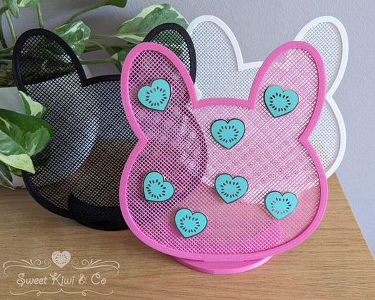 Usagi-chan - Bunny Shaped Enamel Pin Display Frame