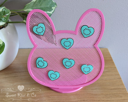 Usagi-chan - Bunny Shaped Enamel Pin Display Frame