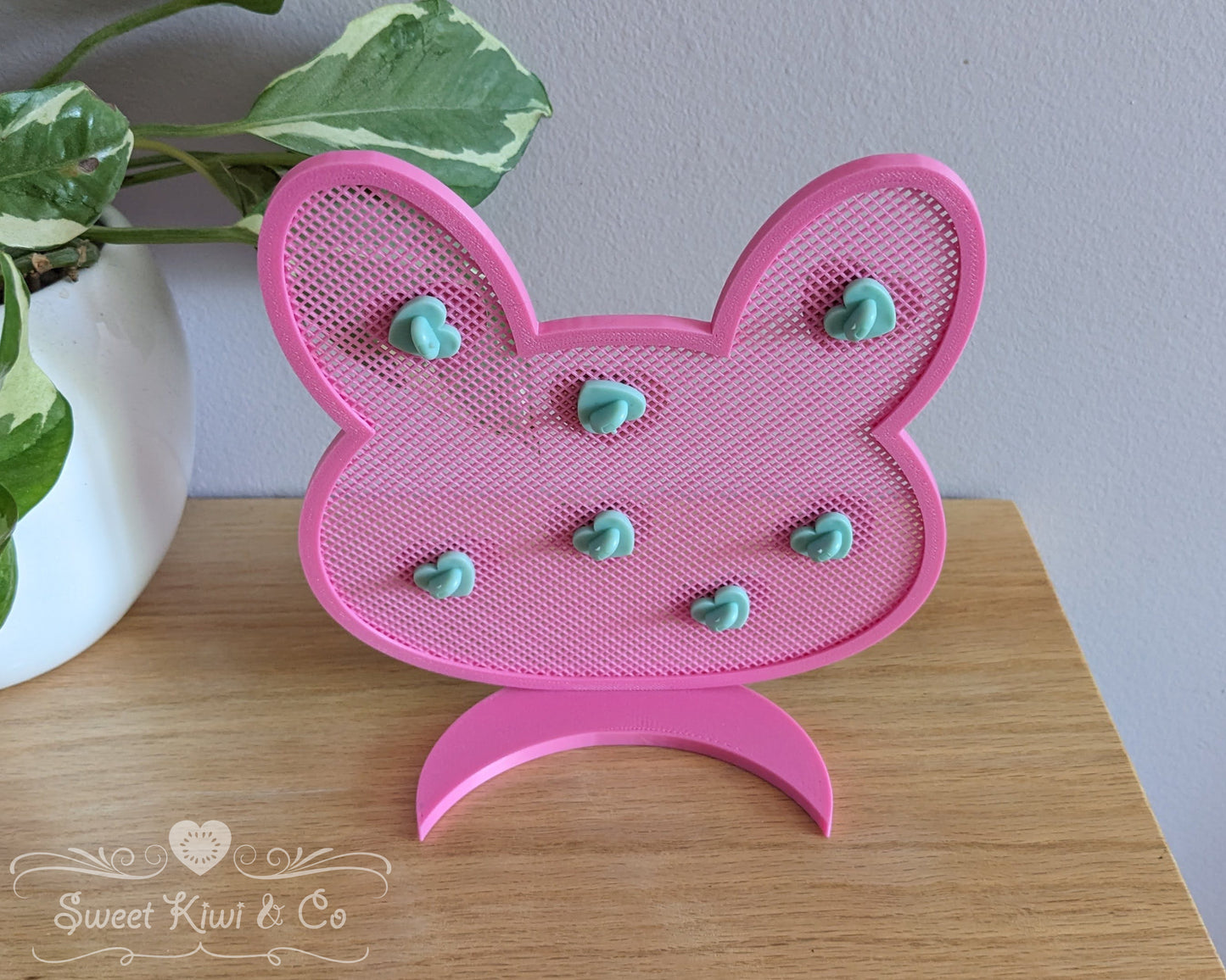 Usagi-chan - Bunny Shaped Enamel Pin Display Frame