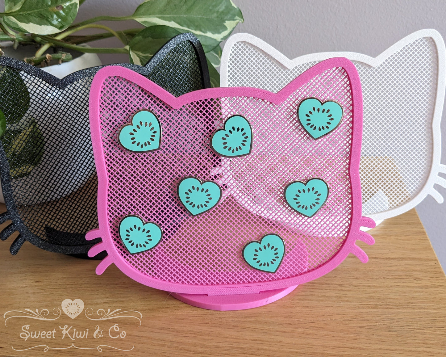 Cute Lil' Kitty - Cat Shaped Enamel Pin Display Frame