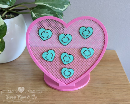 Lotsa Luv - Heart Shaped Enamel Pin Display Frame