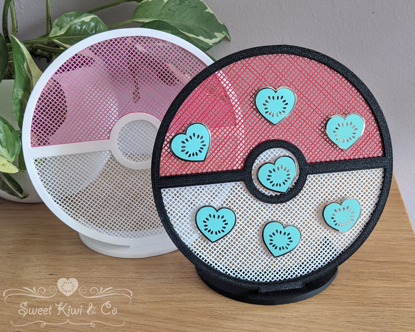 Pokeball - Pokemon Themed Enamel Pin Display Frame