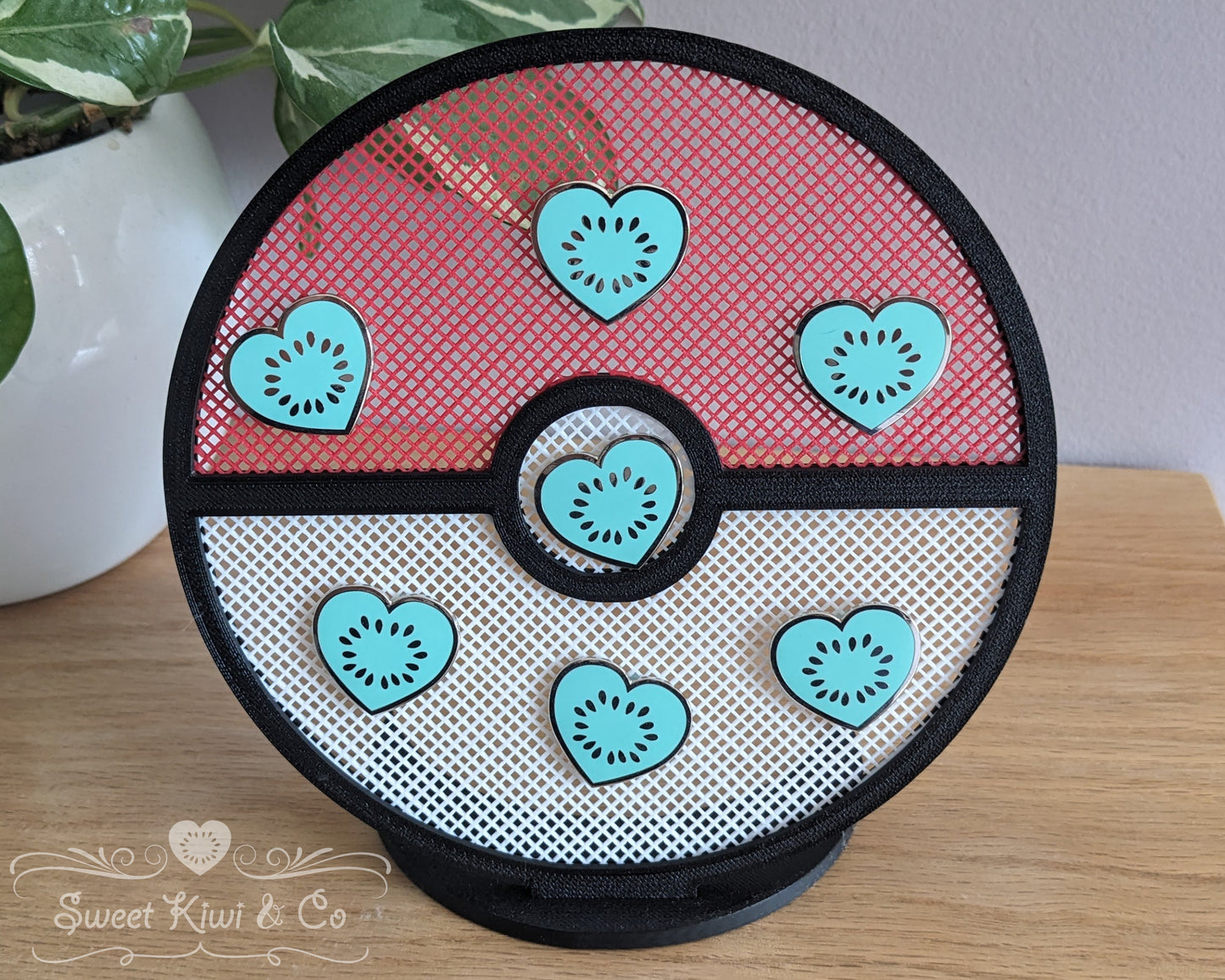 Pokeball - Pokemon Themed Enamel Pin Display Frame