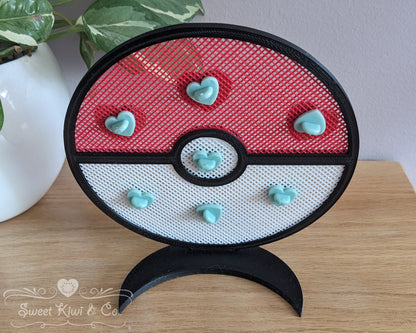 Pokeball - Pokemon Themed Enamel Pin Display Frame