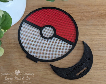 Pokeball - Pokemon Themed Enamel Pin Display Frame