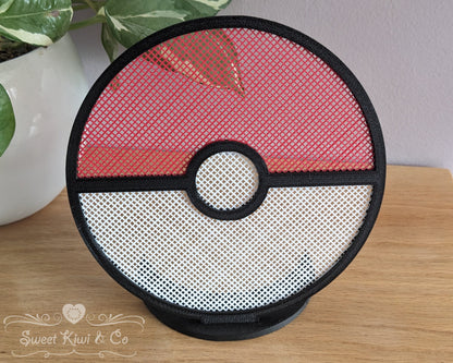 Pokeball - Pokemon Themed Enamel Pin Display Frame