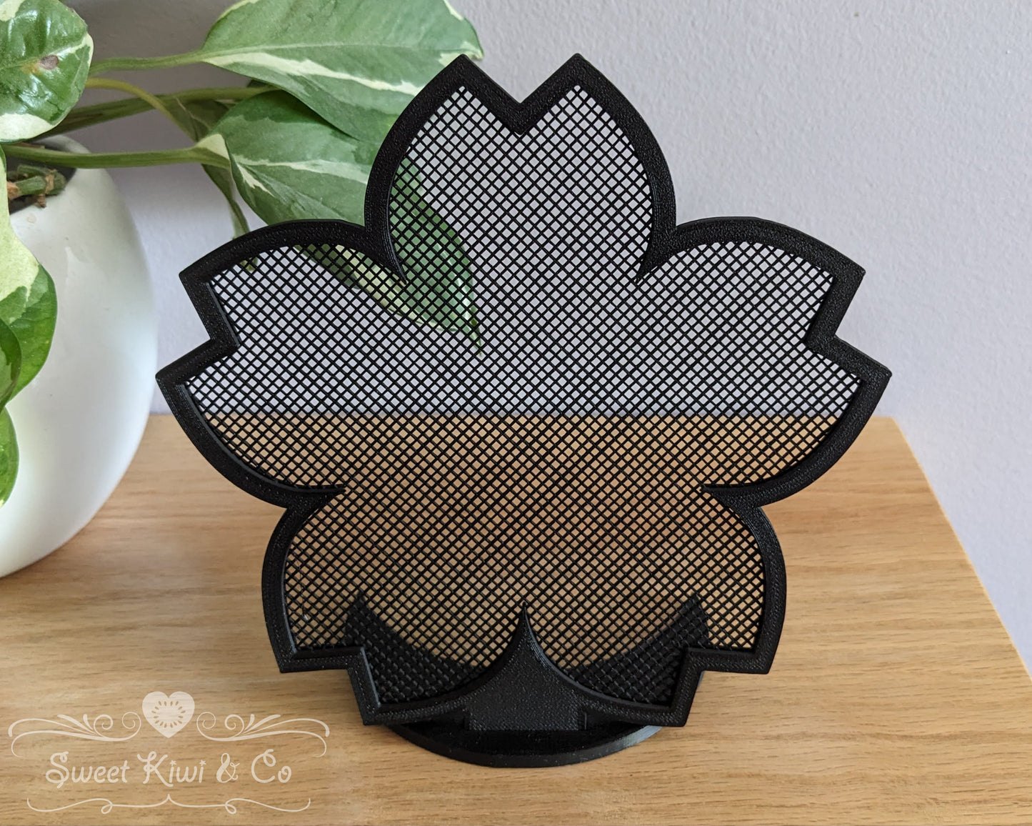 Sakura Blossom - Flower Shaped Enamel Pin Display Frame