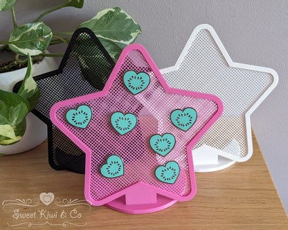 Shine Bright - Star Shaped Enamel Pin Display Frame