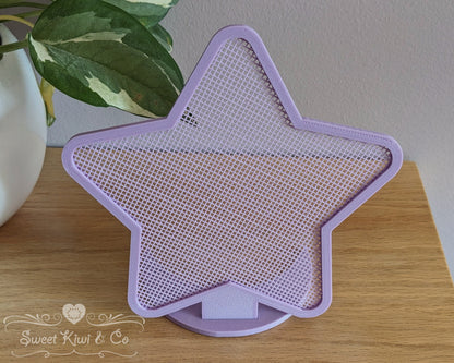 Shine Bright - Star Shaped Enamel Pin Display Frame