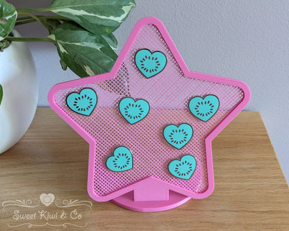 Shine Bright - Star Shaped Enamel Pin Display Frame