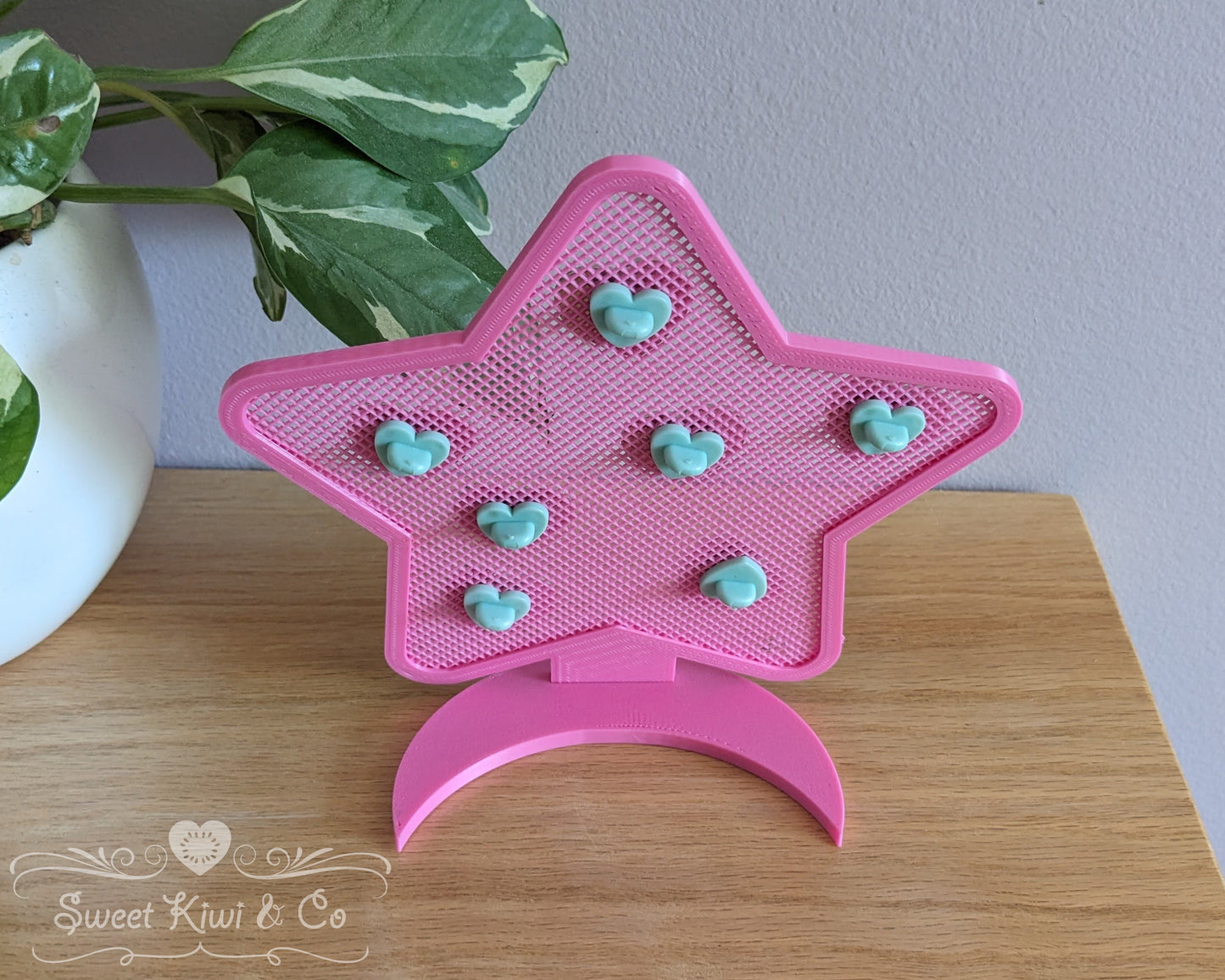 Shine Bright - Star Shaped Enamel Pin Display Frame