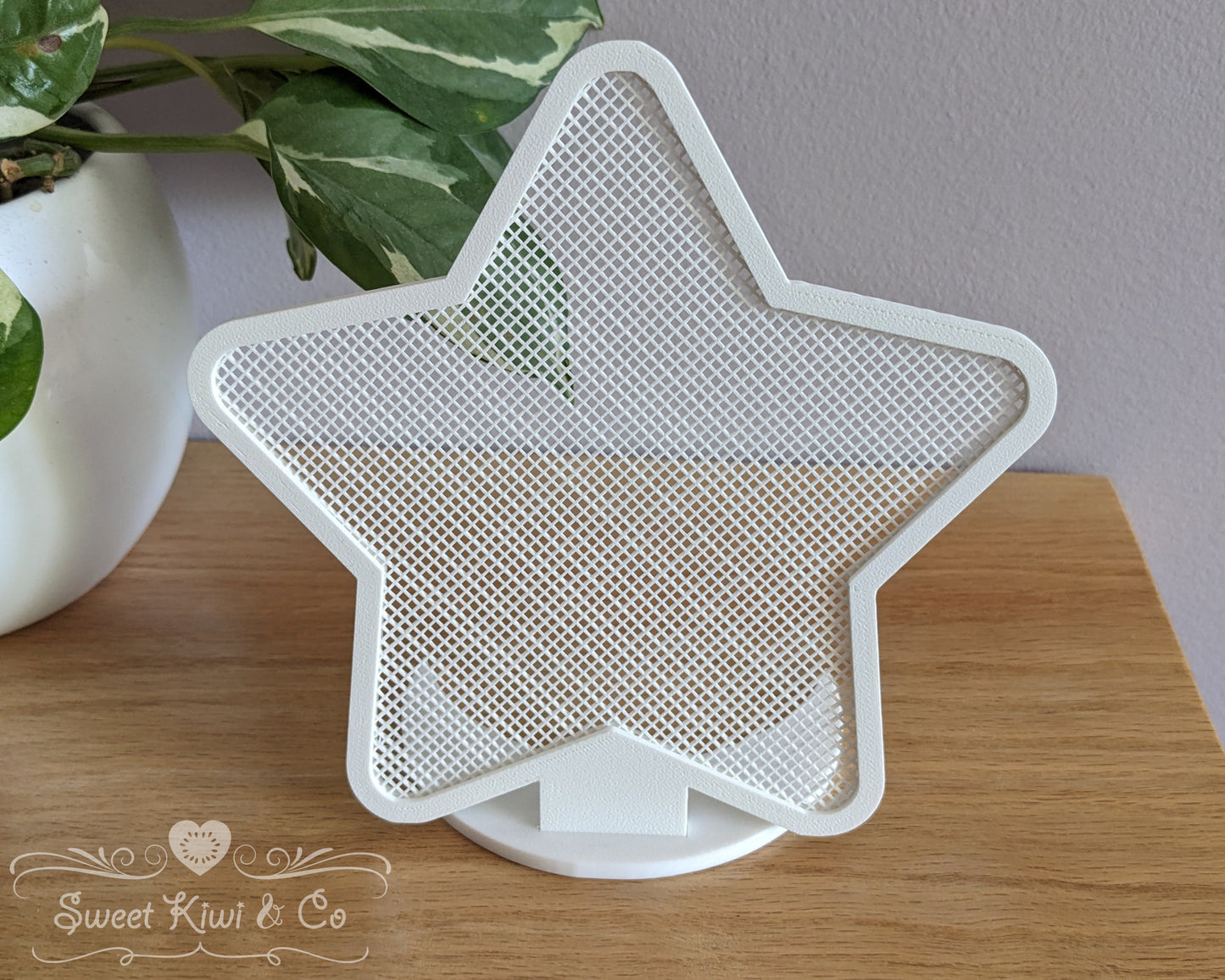 Shine Bright - Star Shaped Enamel Pin Display Frame